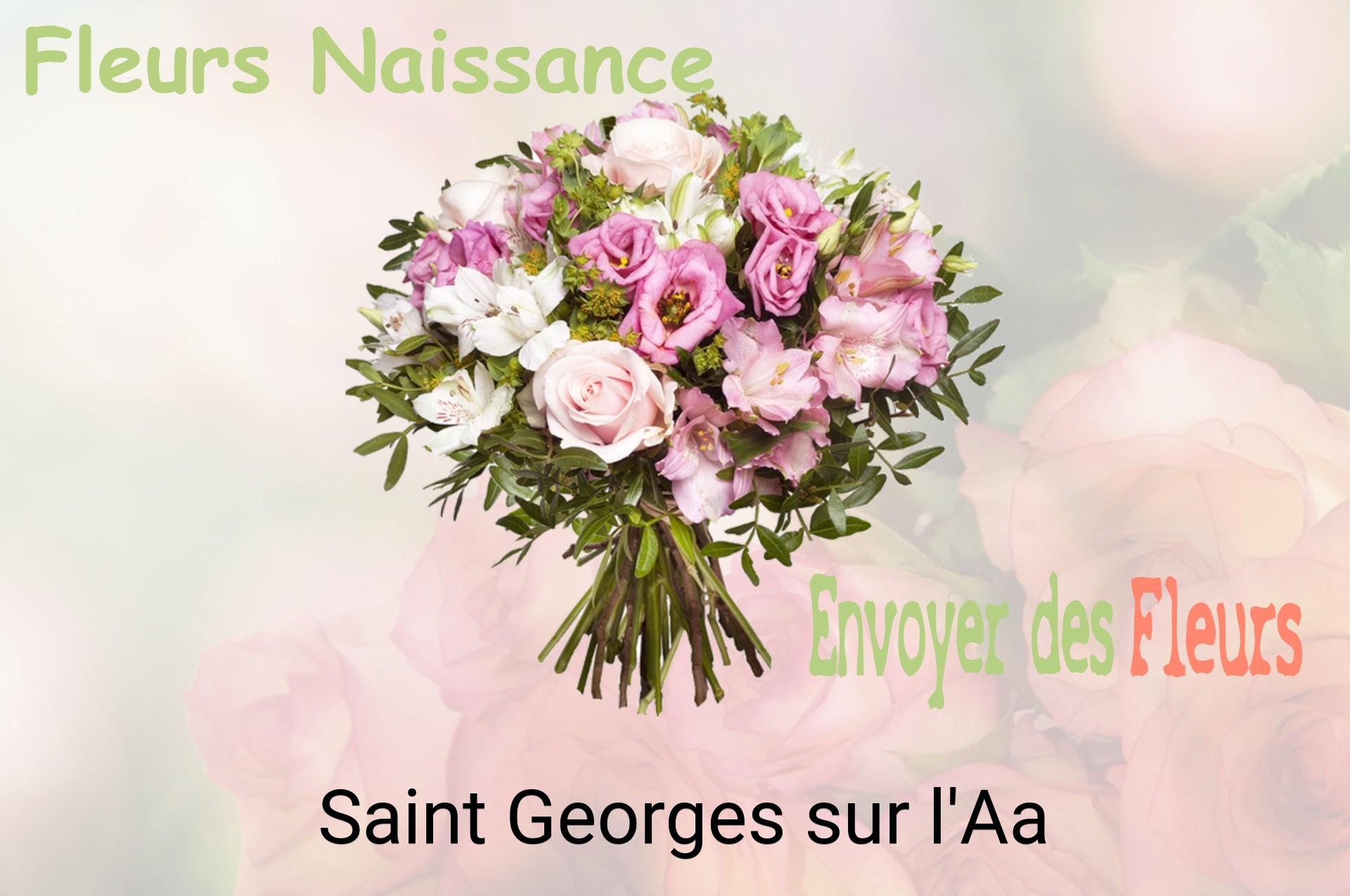 Bouquet de fleurs de naissance livré à Saint-Georges-sur-l'Aa